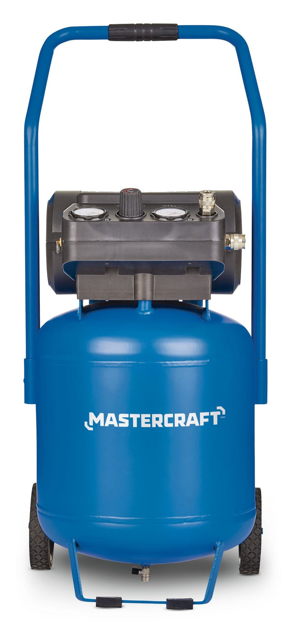 10-Gallon Oil-Free Portable Vertical/Horizontal Air Compressor, 135 PSI, 1.8 HP S6856