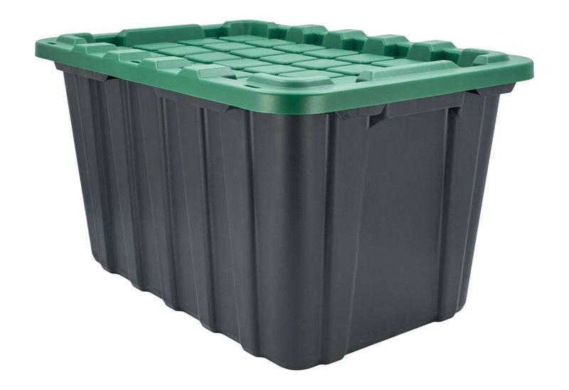 102-L Heavy-Duty Green/Black Tote V7253