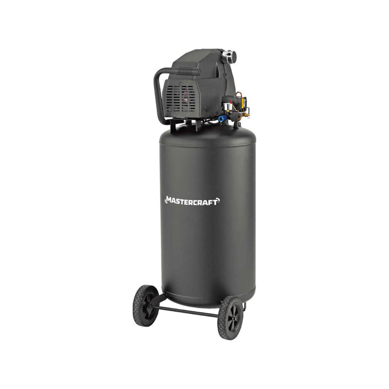26-Gallon Oil-Free Portable Vertical Air Compressor, Matte Black, 135 PSI, 1.8HP N9096