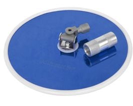 Aluminum Radial Drywall Sander with Pole Adapter, Fits 9-in Hook & Loop Discs L9650