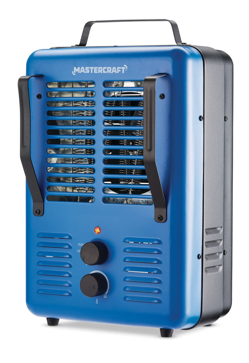 Deluxe Milkhouse Utility Space Heater with Thermostat, 1500W, Blue B5723
