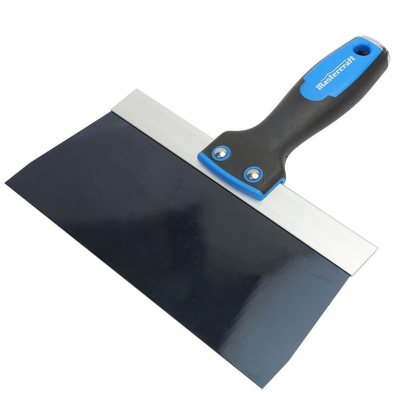 Drywall Patching & Taping Knife with Solvent-Resistant Blue Steel Blade, 8-in K7525