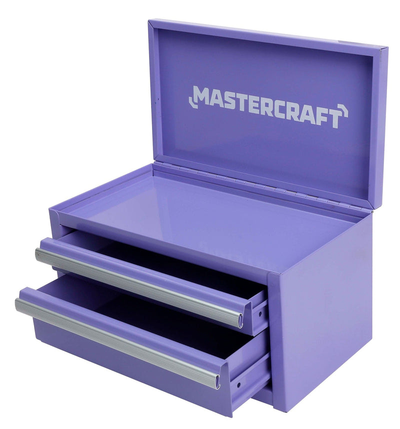 Mini Toolbox with 2 Drawers, Lilac D7966