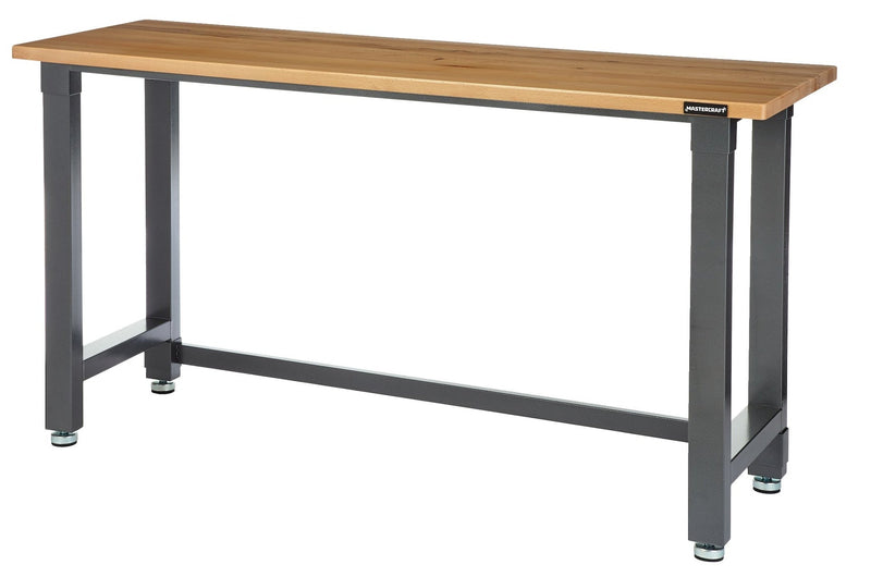 Wooden Top Work Bench, 72 x 24 x 37.5-in R3420