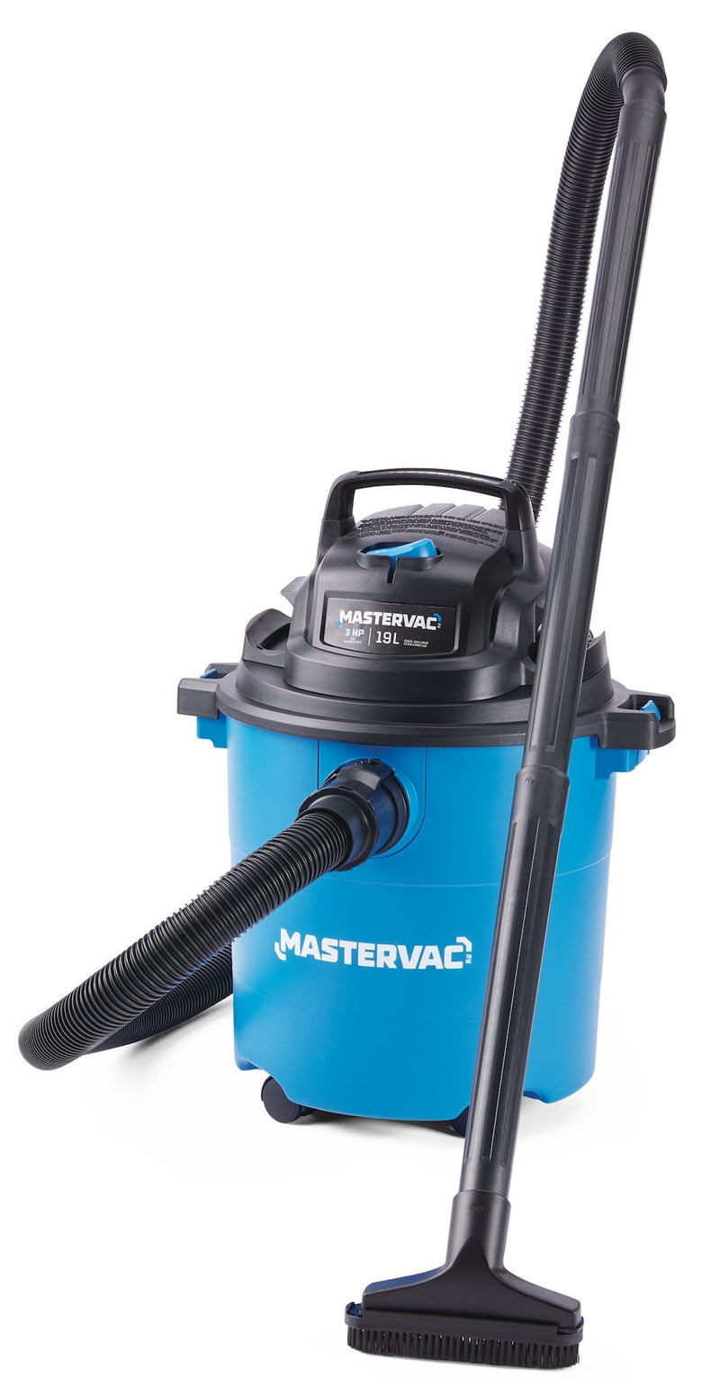 Mastervac VOC507P 4.0 Peak HP Wet/Dry Shop Vacuum with Hose & Accessories, 18.9-L P0923