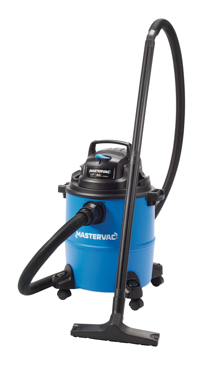 Mastervac VOC608PF 4.0 Peak HP Wet/Dry Shop Vacuum with Hose & Accessories, 22-L B5867