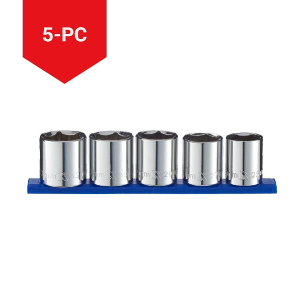 1/2-in Drive XL Socket Set, Metric, 5-pc I5659