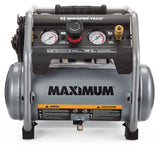 2-Gallon Quiet Air Compressor, 135 PSI, 1 HP