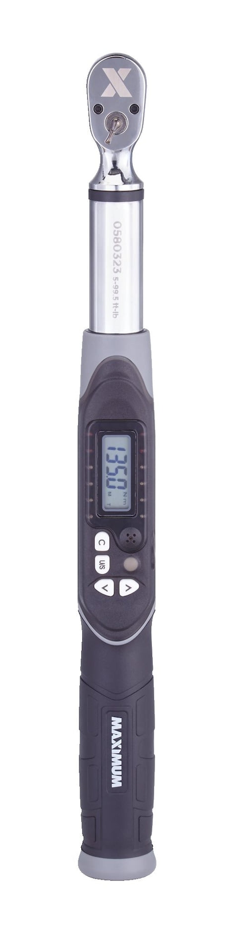 3/8-in Drive Digital Torque Wrench, 5-99.5 ft-lbs G4956