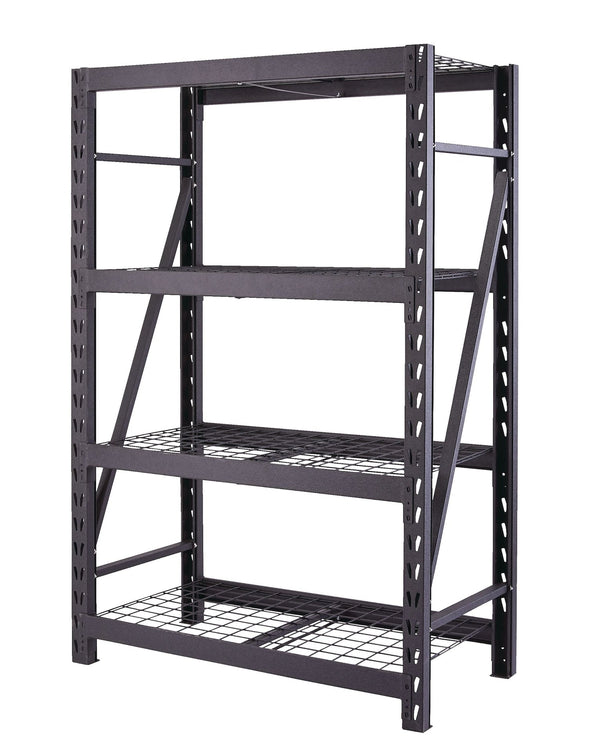 Adjustable 4-Shelf Heavy Duty Steel Metal Storage Rack / Shelving Unit, 48 x 24 x 72-in U3554