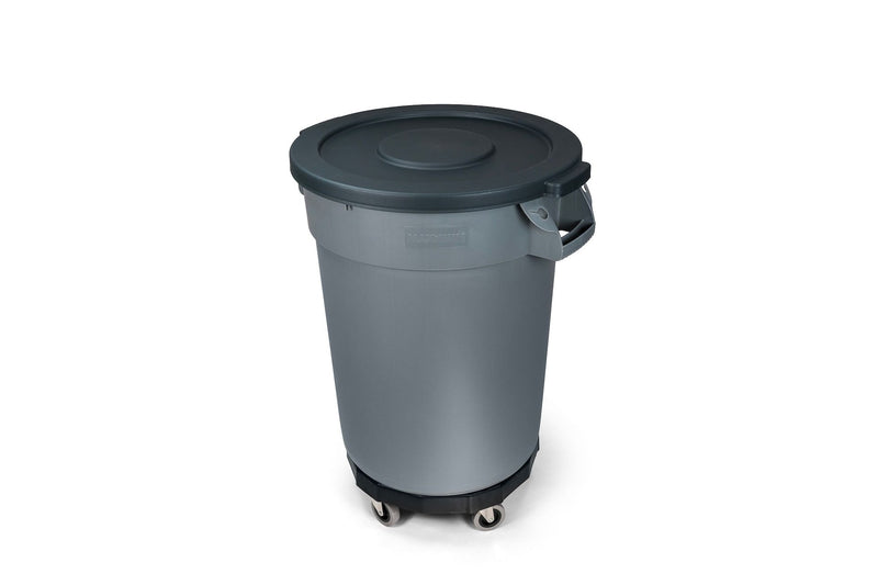 Universal Commercial Heavy-Duty Resin Garbage Can Dolly, Black E7390