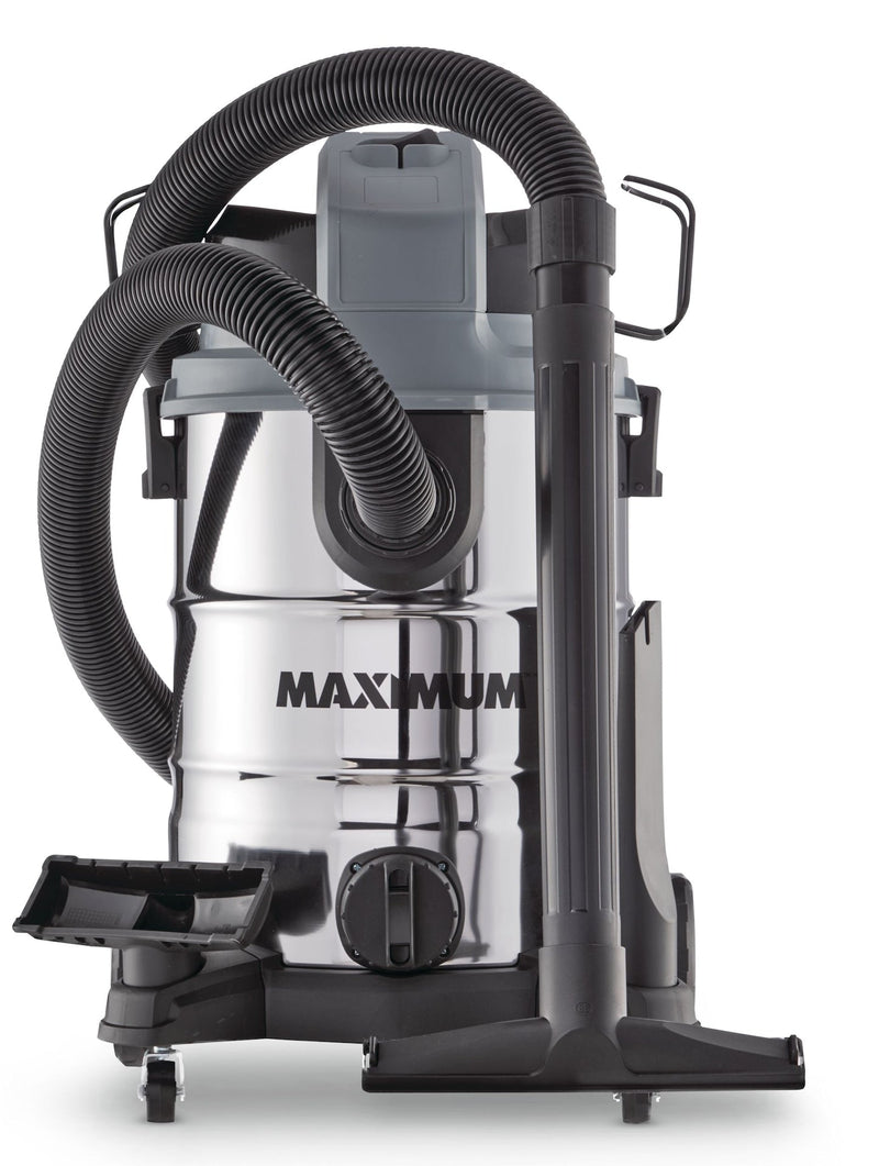 VKD811SW 5.5 Peak HP Stainless Steel Wet/Dry Shop Vacuum with Hose and Accessories, 30-L Q7842