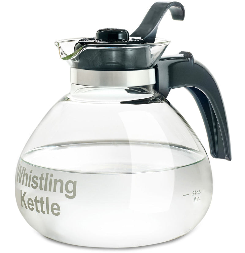1.4L Glass Whistling Stovetop Kettle, Dishwasher Safe M9533