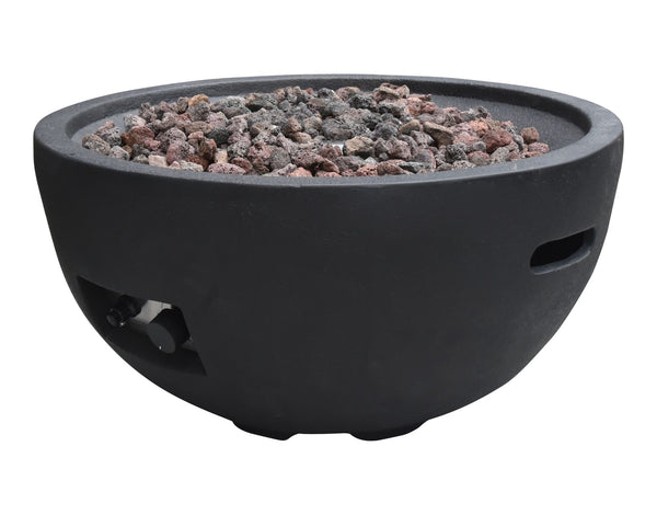 Jefferson Outdoor Gas-Fueled Fire Bowl with PVC Cover, 40,000 BTUs, 26 x 26 x 13-in K1468