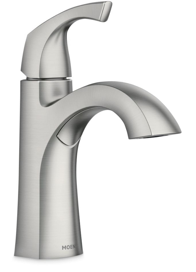 Lindor Single Handle Bathroom Faucet, Spot-resistant Brushed Nickel T9522