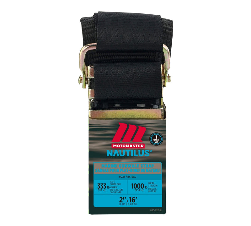 1,000-lb Marine Gunwale Strap, Fully Adjustable, 2-in x 16-ft W7724