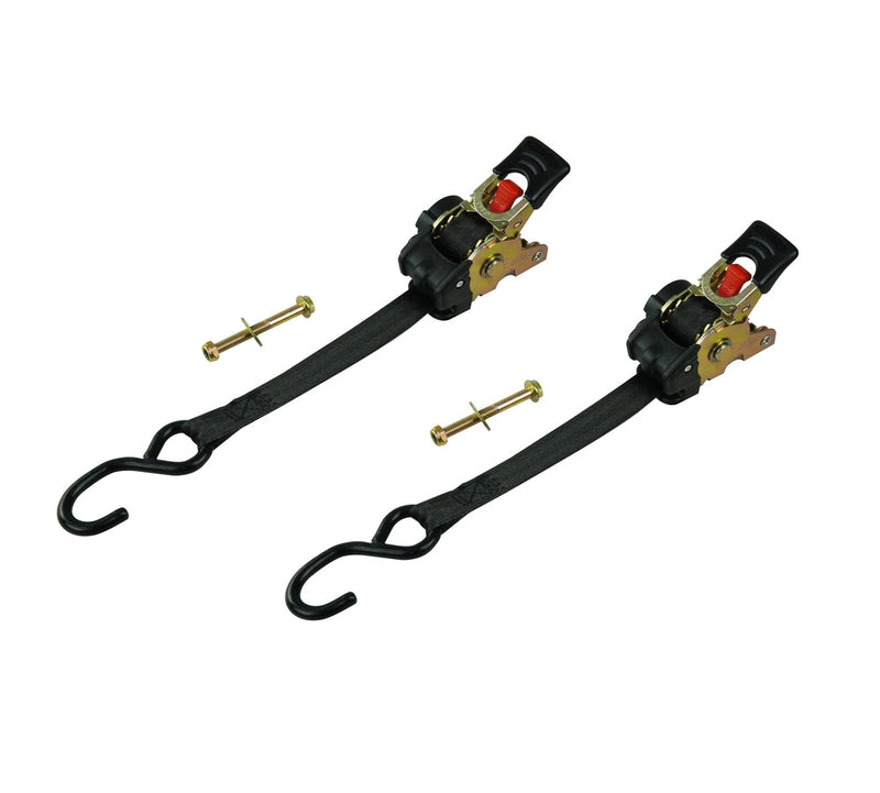 1,500-lb Retractable Transom Tie Down Strap, 1-in x 6-ft (2.54 cm x 1.8 m), 2-pk U1470