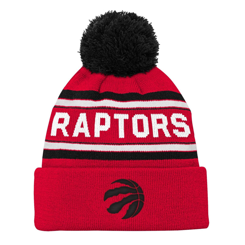 Raptors Jacquard Cuffed Knit With Pom, Acrylic Knit, Regular Size L4452