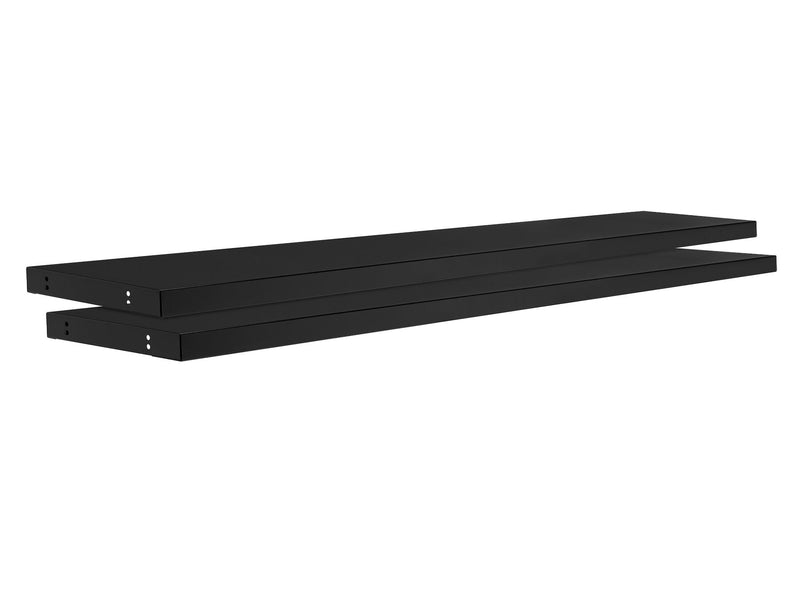 Bold 3.0 Display Wall Shelf Set, 72-in, Black, 2-pk X721