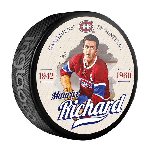 Maurice Richard Hockey Puck, 6-oz J470