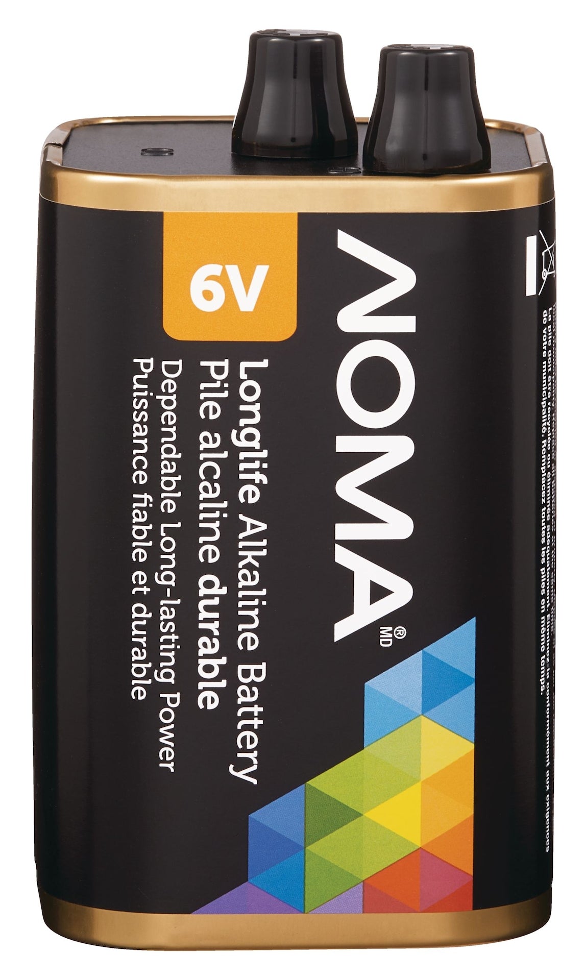 1-pk 6V / 6 Volt Square Alkaline Lantern Battery, Long Lasting