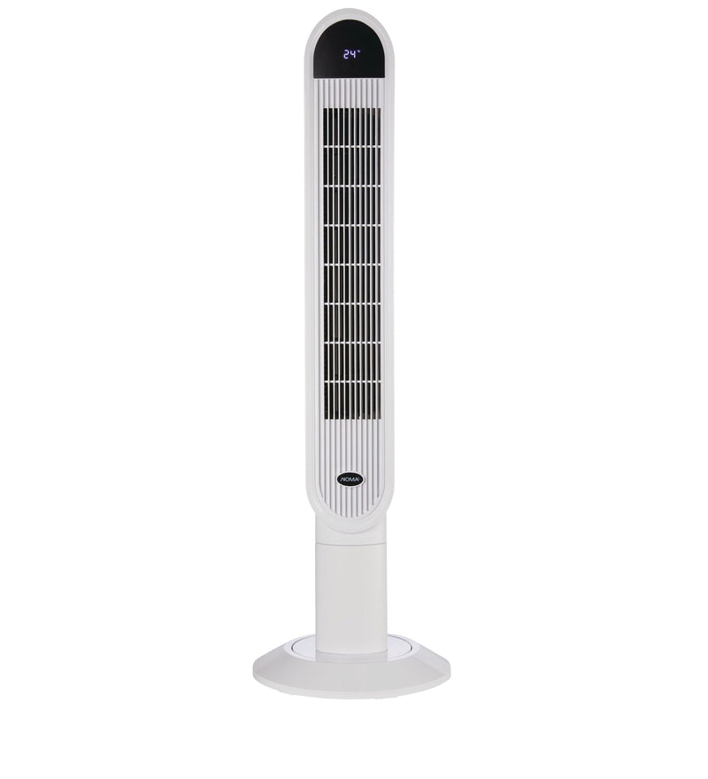 Oscillating Tower Fan, Remote Control, 3-Speed, White, 45-in R4459
