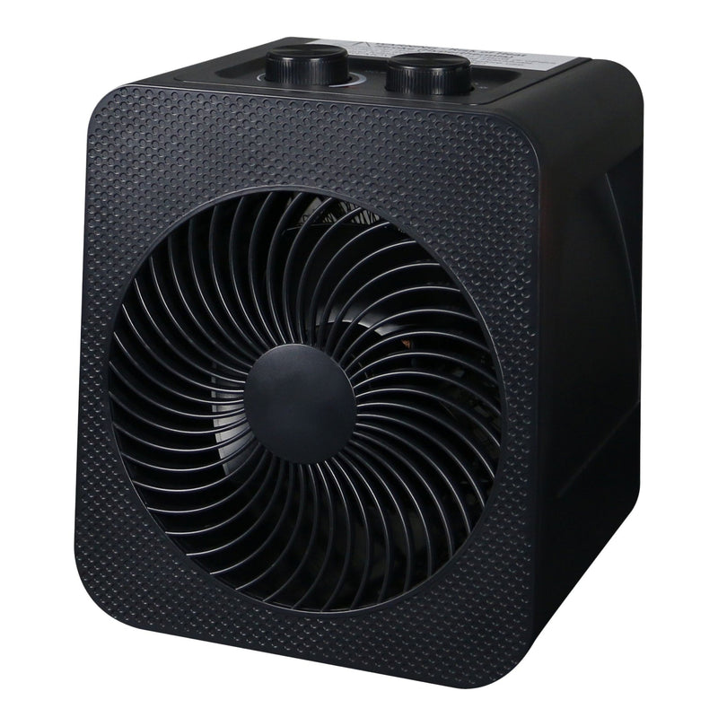 Portable 2-In-1 Personal Heater & Fan, 1500W, Black S4624