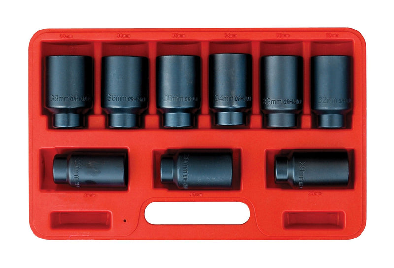 Deluxe Axle Nut Socket Set, 9-pc W2086