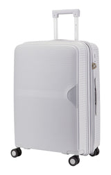 Hardside Medium Luggage Bag, Silver