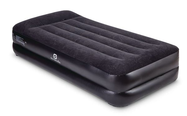 Twin Double-High Inflatable Air Mattress with Built-In Pump & Pillow U3360