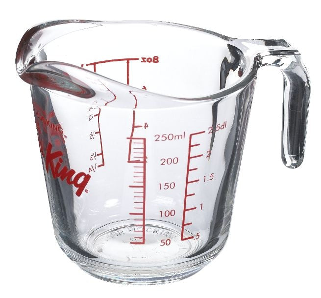 Glass Measuring Cup, 250-ml J2689
