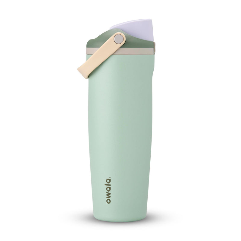 Sway Stainless Steel Insulated Portable Reusable Water Bottle, with Built-in Straw, Various Colours, 30-oz W7534
