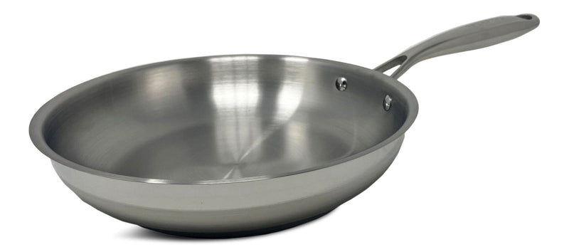 Classic Stainless Steel Frying Pan, Dishwasher & Oven Safe, 9-in X7806