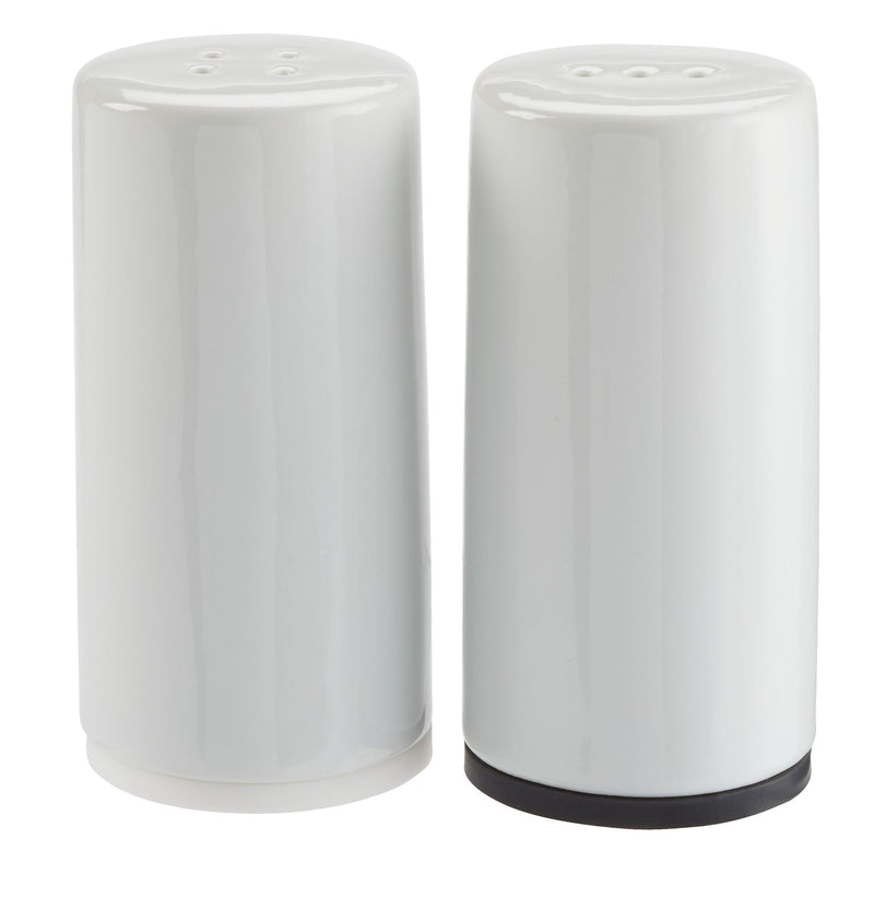 Professional Salt & Pepper Shakers, Dishwasher-Safe, White S3626