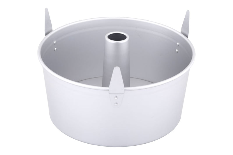 Professional Uncoated Aluminum Angel Food Cake Pan, Silver V5686
