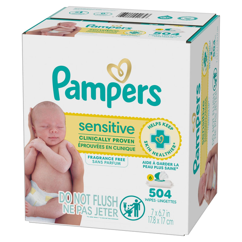 Unscented Sensitive Skin Baby Wipes, 504-pcs, 6-pk U7180