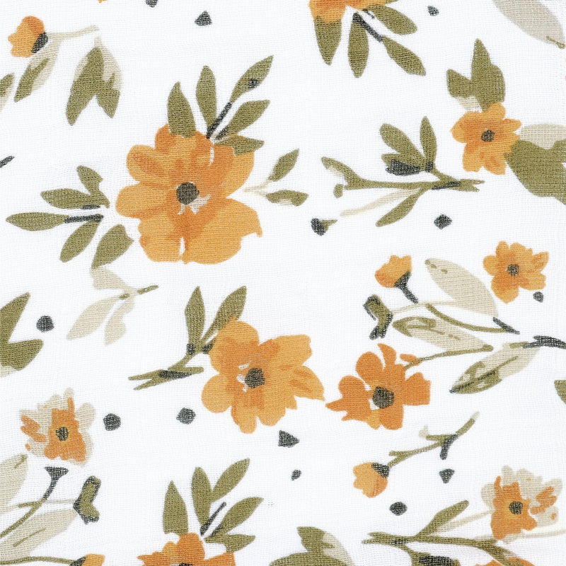 Cotton Muslin Baby Swaddle Blanket, Marigold J9957