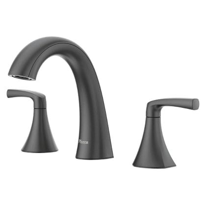 Rancho 8-in Widespread Bath Faucet, Matte Black E6149