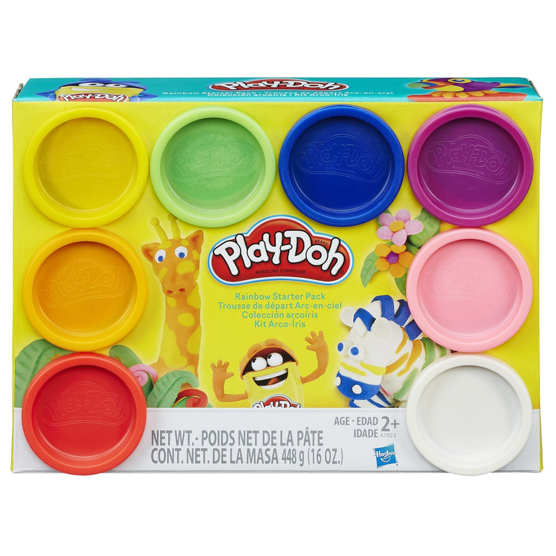 Rainbow 8 Colour Starter Pack Molding Material For Toddlers & Kids, Ages 2+ P0063