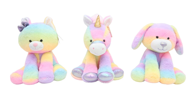 Rainbow Buddies 10-in Plush Toy, Assorted, Collectibles Z1140