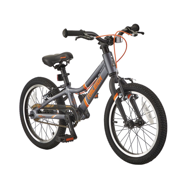 Meteor Kids Bike with Reflectors, 16-in Wheel, Grey I3214