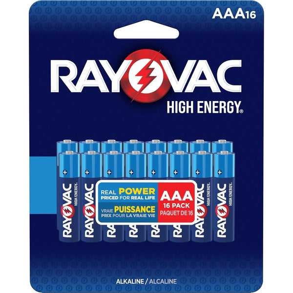 HIGH ENERGY AAA Alkaline Batteries, Long Lasting, All Purpose, 16-pk G5817