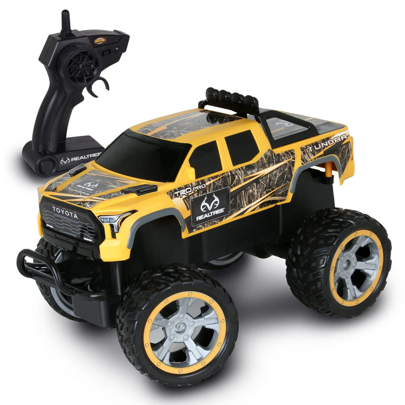 Yellow Tundra RC Car, 100-ft Range L1535