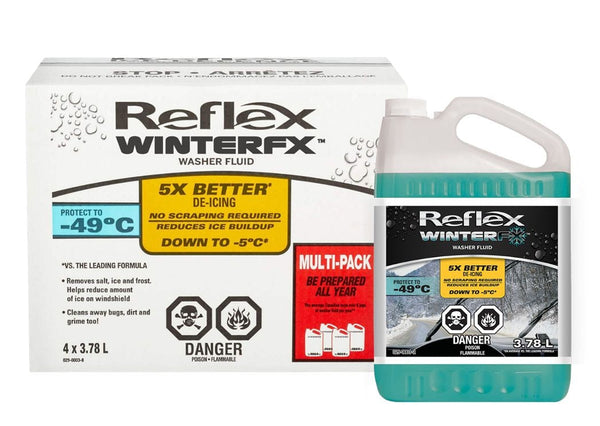 WinterFx Windshield Winter Washer Fluid, -49°C, 3.78L, 4-pk E9216