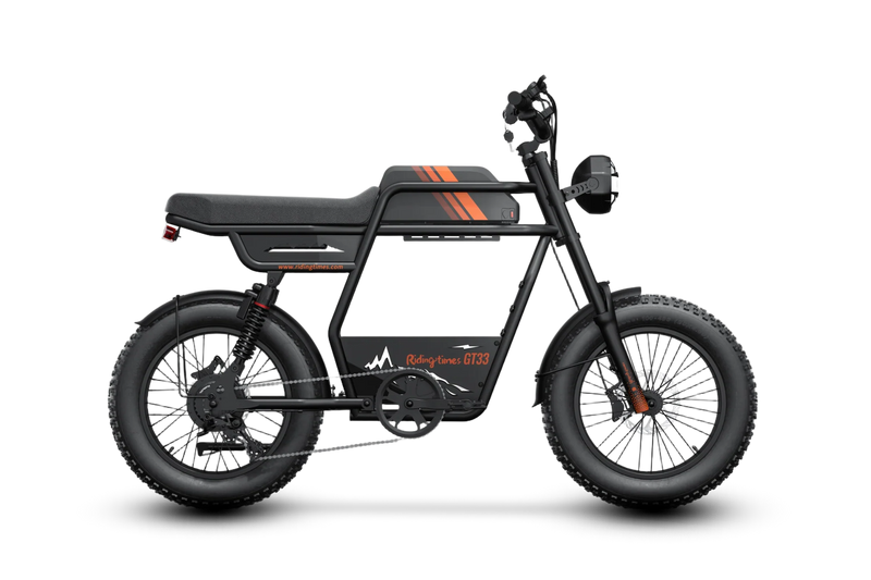 GT33 All-Terrain Cafe Racer Cargo Electric Bike W5968