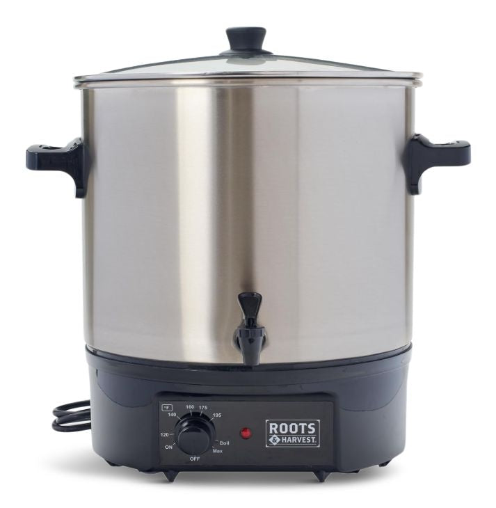 Electric Bath Canner with Glass Lid & Stainless Steel Canning Rack V9865