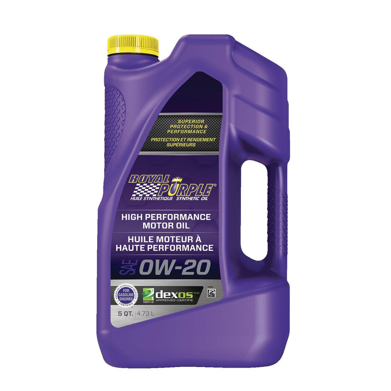 High Performance 0W20 Synthetic Engine/Motor Oil, 4.73-L Y5459