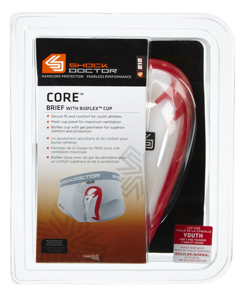 Hockey Core Supporter with Protective Bio-Flex Cup, Youth