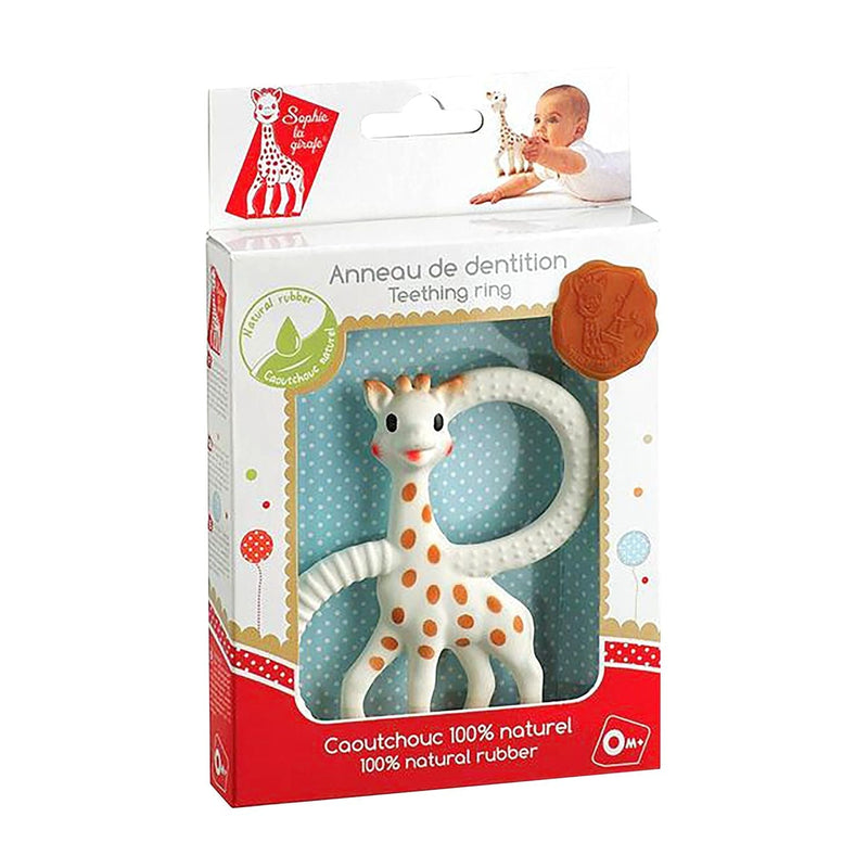 La Girafe Teether Ring Toy for Babies, Ages 0-3m B8855