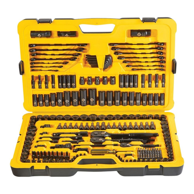 Professional Grade Black Chrome Socket Set, 274-pc, SAE/Metric A9702